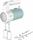 TESLA MIXER MX510BWS BIANCO-VERDE ACQUA