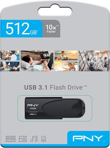 PNY CHIAVETTA Attaché 4 PEN DRIVE 512GB USB 3.1