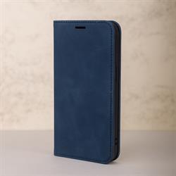 SAMSUNG S25 CUSTODIA BOOK 3 PORTA CARTE LIBRO ORIZZ BLU