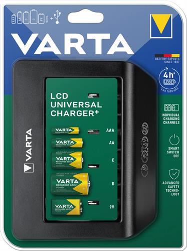 VARTA CARICATORE UNIVERSALE CON DISPLAY