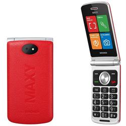 BRONDI TEL. CELLULARE FLIP MAXY 2 SIM LCD 2.8 ROSSO