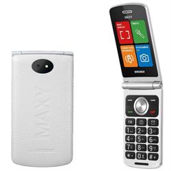 BRONDI TEL. CELLULARE FLIP MAXY 2 SIM LCD 2.8 BIANCO