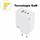 CARICATORE TRAVEL 220V 65W GaN PD+QC 2 USB-C + 1 USB BIANCO