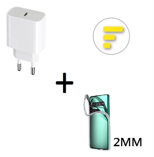 XIAOMI REDMI 13C 4G CARICATORE CASA USB-C BACK COVER TRASPAR