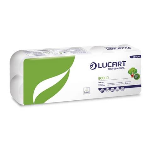 LUCART CARTA IGIENICA 2 VELI 200 STRAPPI CELLU (1CF 10ROTOL)