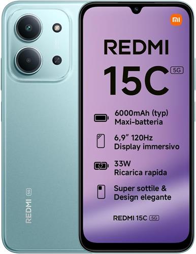 SMARTPHONE REDMI 15C 5G 4/128 VERDE