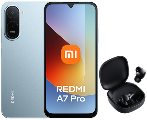SMARTPHONE REDMI A7 PRO 4/128 + BUDS 6 PLAY PALM BLUE