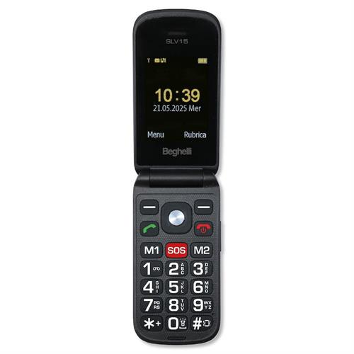 BEGHELLI CELLULARE GSM SENIOR LCD 2,4 2 SIM NERO