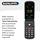 BEGHELLI CELLULARE GSM SENIOR LCD 2,4 2 SIM NERO